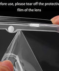 Peeling protective film from Kids Safety Goggles 3 Pack With Lightweight Polycarbonate Lenses And PVC Frame Unisex Kid Friendly Eye Protection