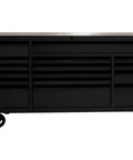 72 Inch Roller Cabinet With Stainless Steel Top RS Pro Workstation Midnight Black Heavy Duty Tool Chest On Wheels For Garage Or Workshop