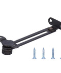 Retro Iron Cabinet Door Hinge With Spring Support For Furniture Bookcase And Wardrobe Comes With Screws