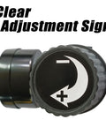 Qolekog 1/4 in NPT air pressure regulator knob for air compressor, black with plus/minus adjustment