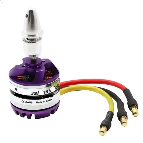 D2830 Brushless Motor For RC Multicopter Drone Helicopter And Airplane With 28x30mm Frame KV Options 750KV 850KV 1000KV 1300KV Pull 866g 930g Color Purple Powerful Propulsion For Stable Thrust Quick Response And Smooth Flight Performance