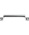 Heavy Duty 304 Stainless Steel Door Pull Handle With Bow Knobs for Cabinets and Doors, Front View