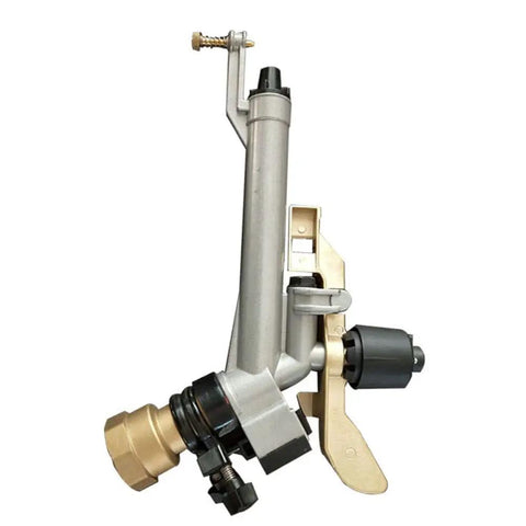 Heavy Duty Pro Grade 1.5 Inch Irrigation Sprinkler Gun with 360 Degree Adjustable Impact Spray, zinc alloy material