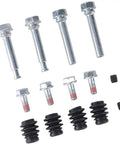 Smooth Shifting Front Brake Caliper Slider Bolt With Dust Boots Bushing Kit For Ford Fiesta MK6 MK7 2008 To 2017 Heavy Duty Guide Pin Replacement bolts and boots