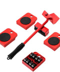 Heavy Duty Furniture Lifter And Moving Dolly Kit With Wheels For Sofas, Beds, Cabinets And Appliances Like Washing Machines