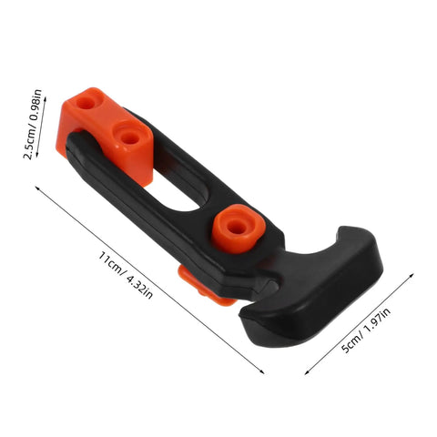 Beefy Heavy Duty Hood Latch Kit Eight Pieces For Jeep TJ T Handle Car Hood Catches Replacement Latches Durable Safety Locks Easy Install
