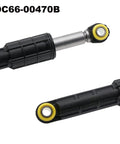 Close-up of black and yellow shock absorber, Pack Of 4 Washer Shock Absorbers For Samsung Washers To Stop The Shake Front Black And Rear Yellow Replacement Kit Replaces AP4206426 2020946 DC66-00470A DC66-00470B DC66-00650C DC66-00650D