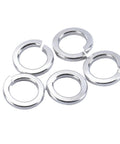 M12 split lock washers, 304 stainless steel, five pieces