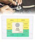 Alloy Watch Dial Feet Kit With Assorted Sizes For Easy Wristwatch Repair, includes watchmaker using tool and storage case