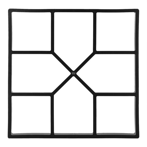 15.8 By 15.8 Inch Walk Maker DIY Concrete Path Paver Mold Reusable Stone Stepping Stone For Garden Yard Patio Lawn Walkway Durable Plastic