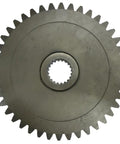Heavy Duty Aftermarket Lateral Gearbox Sprocket 42 Tooth Swaps Right In For Capello Quasar Utv top view showing gear teeth and center.