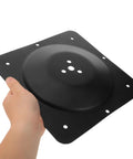 Premium Furniture Leg Connector Mounting Plates Hella Sturdy Metal Brackets for DIY project held in hand.
