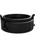 No Grind Stress Burr Support Stand Keeps Parts Neat During Servicing, black plastic burr holder for coffee grinder, durable and stable design.