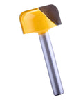 Premium 1/4 Inch Shank Flush Trim Router Bit For Wood Carving And Hinge Mortising With Precise Bearing Straight Design, cutting edge detail.