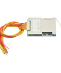 Kickass Heavy Duty 13S 48V 50A BMS Protection Board with wires for custom lithium ion battery packs.