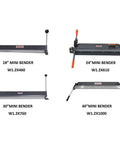 30 Inch Manual Sheet Metal Brake With Dual C Clamps Portable Steel Bender For Easy 0 To 90 Degree Bends Rugged DIY Friendly Metalworking Tool For Home Shop Lightweight Gray Frame With Simple Adjustable Handles