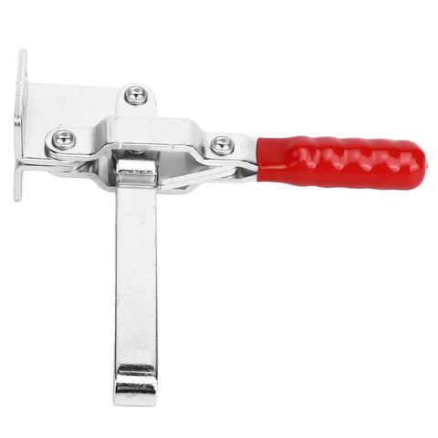 Stainless Steel Toggle Clamp With 180kg Clamping Power Adjustable Lever Opens 65 To 90 Degrees Plastic Handle Cover