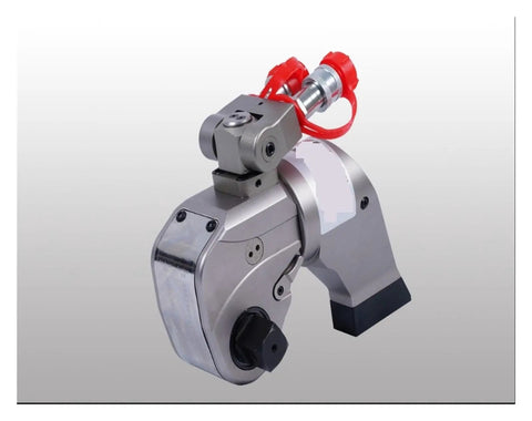 Heavy Duty Square Drive Hydraulic Torque Wrench With 360 Swivel Fittings And Precision Machined Stainless Steel for tight spaces.