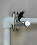 Heavy Duty Locking C Clamp For Welding And Woodworking With Four Pad Vise Grip Eleven Inch Jaw That Grips Pipe And Tube
