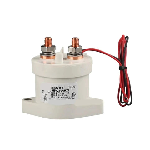 Heavy Duty Dc Contactor Relay Switch For Ev Charger featuring robust design, 12V, used in high voltage charging applications.