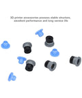 Ten Piece Dope Pneumatic Valve Connector Kit For Extruder Push To Connect Fittings 3D Printer Accessory With PTFE Material Heat Resistant And Wear Resistant Durable Pulse Valve Quick Connectors For Reliable Filament Feed, 10-piece set shown