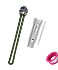 Heavy Duty Rv Water Heater Element Knockout Replacement Heating Rod with tools for Atwood Dometic Suburban plumbing installations.