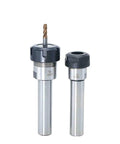 Heavy Duty ER Extension Rod For Collet Chuck Machine With Straight Shank Ultra Precision Low Runout Fits C6 To C40 Sizes Like C20-ER32 150L for precise drilling.