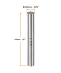 2 Pack Pin Gage Set 6.35mm 0.25 Inch Gauge Diameter With 0.001mm Precision Gcr15 Bearing Steel Go No Go Plug Gage For Hole Diameter And Depth Measurement Pro Grade Durable High Hardness Low Wear, 6.35mm pin gauge 50mm long