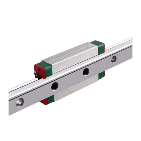 Heavy Duty Precision MGN9H Linear Guide Rail Kit With Smooth Sliding Block For DIY CNC Projects And Automation Builds At 350mm Length, aluminum rail