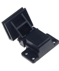 Soft Close Dust Cover Hinges For Vinyl Record Player Turntable Lid No Slam Quiet Self Closing Hinge Upgrade shown in black