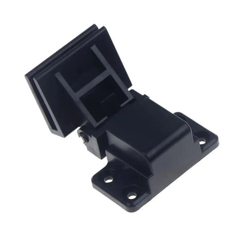 Soft Close Dust Cover Hinges For Vinyl Record Player Turntable Lid No Slam Quiet Self Closing Hinge Upgrade shown in black