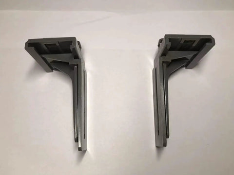 Heavy Duty Rear Mount Brackets For Undermount Drawer Slides Built Tough For Cabinetry Fits 12 To 21 Inch Drawers Eliminates Wobble Supports 75 Lbs Per Pair Simple Setup