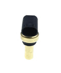 A-Premium coolant temperature sensor with brass probe and black plastic connector