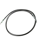 Universal Parking Brake Cable Kit ABS Plastic Emergency Handbrake Cable Assembly with two black cables for custom car truck use.