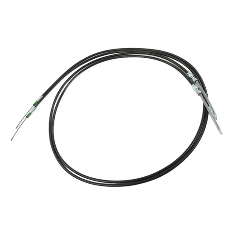 Universal Parking Brake Cable Kit ABS Plastic Emergency Handbrake Cable Assembly with two black cables for custom car truck use.