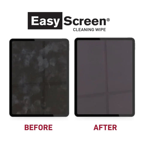 All Purpose Screen Cleaning Wipes For Laptops Monitors Phones Tablets And TVs Fast Dry No Residue Before and After