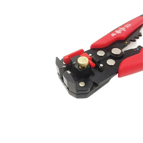 Dope 3 In 1 Adjustable Wire Stripper Cutter Tool Yellow Electric Cable Stripping Pliers with ergonomic grip and adjustable settings.