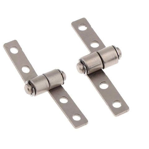Two Pack Nickel Zero Point One Newton Meter Torque Type Friction Positioning Hinges With 360 Degree Rotation For Three Point Three Millimeter Hole And Nineteen Millimeter Length Rock Solid Build XIBEIKE