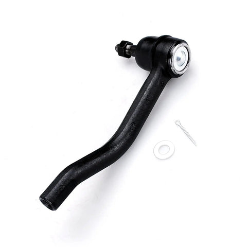 Nissan Front Outer Tie Rod Ends 2Pc Set Left And Right For Altima Maxima Murano 2007-2014 Infiniti FX37 QX70 Compatible Steering Tie Rods ES800357 ES800358 black steel outer tie rod end with cotter pin and washer