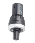 LA42DWQ Potentiometer Single Circle 2K Carbon Film For Rock Solid Variable Speed Control With 22mm Mounting Hole D Type Industrial Grade Component For Industrial Equipment And Precision Tuning, front view