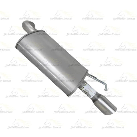 Exhaust Muffler Pair Kit For Ford Explorer 2016 2017 2018 2019 3.5L V6 Direct Fit Stainless Steel 409 Grade Side View