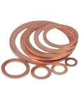DIY Copper And Stainless Gasket Kit Set 2-10 Pcs Sealing Shim Ring Assortment For M10 To M27 Sump Plugs For Quick DIY Fixes And Washers Heavy Duty Hardware Golden Color M14xOD20x1.5 5Pcs copper sealing washers in assorted sizes
