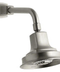Margaux Multifunction Showerhead With Brushed Nickel Finish MasterClean Spray Face Three Spray Modes