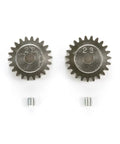 Aluminum Motor Pinion Gear 22 and 23 Teeth M0 6-48 DP For CR01 RC Car Tuning Replacement Part HighStrength Silver Machined Pinion