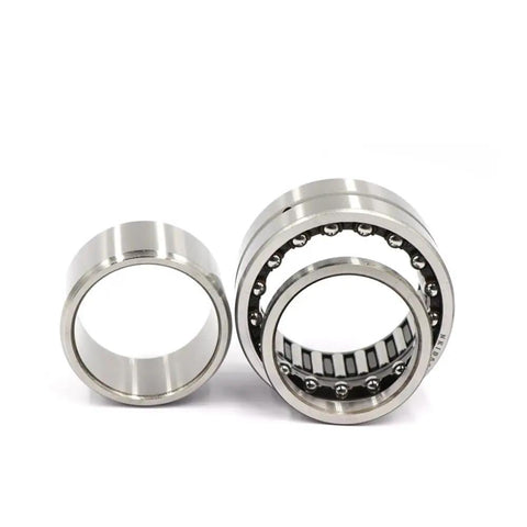 Top Shelf Heavy Duty Needle Roller Bearing NKIB5908 40X62X34mm showing metal assembly for high torque use.