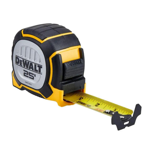 NGT 25 Foot Tape Measure With One And A Quarter Inch Tape For Quick Accurate Measurements Durable Locking Mechanism