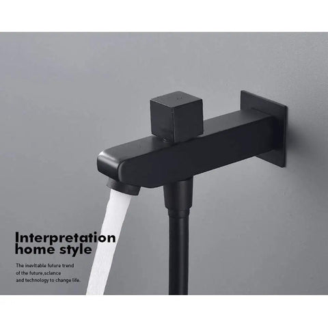 Wall Mounted Concealed Shower System With All Copper Thermostatic Valve Slick Matte Black Finish In Wall Waterfall Rain Shower Set Heavy Duty Hot Cold Mixing Valve Hella Smooth Water Flow Design For Modern Bathrooms with water flow.