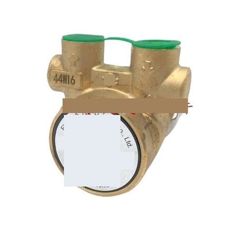 Commercial Rotary Vane Pump Delivers Rock Solid Performance And Smooth Continuous Water Transfer For Heavy Duty Circulation Gear Featuring Self Priming Brass Construction, front view showcasing brass material and connectors.