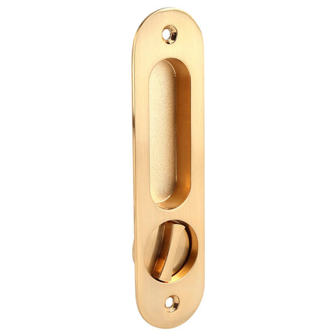 Keyed Sliding Pocket Door Lock With Three Keys For Hidden Recessed Handle Easy Install Perfect For Bathroom Kitchen And Wood Furniture Hardware Durable Zinc Alloy Construction With Rust Resistant Finish.