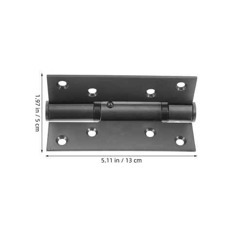 Dimensions of Stainless Steel Self Closing Door Hinge With Hydraulic Buffer For Wooden Doors In Office And Kitchen, Hidden Spring